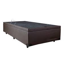 Cama Box Baú Solteiro Corino 78 X 188cm - Genki Kenko Colchões:marrom - 9