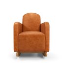 Ver imagem 3 de Poltrona de Amamentação com Balanço Orgânica Saori W01 Courissimo Canela - Lyam Decor