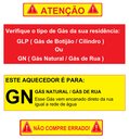 Ver imagem 2 de Aquecedor de Água a Gás Komeco Ko 21 Wh Home Branco Digital 21 Litros Bivolt Gás Gn