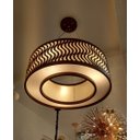 Ver imagem 2 de Pendente Dunas Anel 55cm P/ Mesa Sala de Jantar Bancada Classic Lar