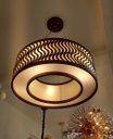 Ver imagem 2 de Pendente Dunas Anel 55cm P/ Mesa Sala de Jantar Bancada Classic Lar