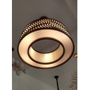 Ver imagem 3 de Pendente Dunas Anel 55cm P/ Mesa Sala de Jantar Bancada Classic Lar