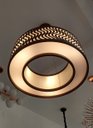 Ver imagem 3 de Pendente Dunas Anel 55cm P/ Mesa Sala de Jantar Bancada Classic Lar