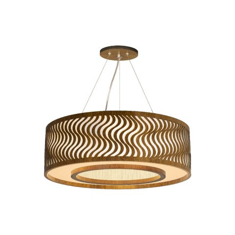 Pendente Dunas Anel 55cm P/ Mesa Sala de Jantar Bancada Classic Lar