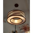 Ver imagem 5 de Pendente Dunas Anel 55cm P/ Mesa Sala de Jantar Bancada Classic Lar