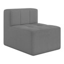 Ver imagem 1 de Sofá Modulado 1 Lugar 77cm Espuma D33 Multimóveis Cr45350 Cinza