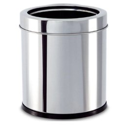 Lixeira de Aço Inox 5,4 Litros pra Banheiros - 1
