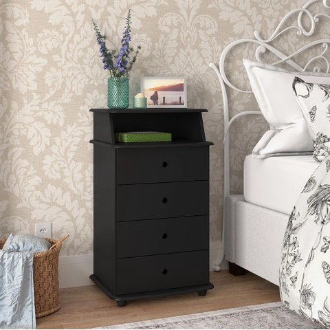 Mesa de Cabeceira Preto - Luxo 2