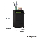 Ver imagem 3 de Mesa de Cabeceira Preto - Luxo 2