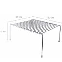 Ver imagem 4 de 2 Organizadores Médios de Armário Prateleiras Aramadas 30cm