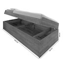 Ver imagem 5 de Cama Solteiro Baú Camila Naturale Framar