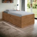 Ver imagem 1 de Cama Solteiro Baú Camila Naturale Framar