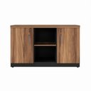 Ver imagem 1 de Armário Baixo Office Credenza Web Office Nogal-preto