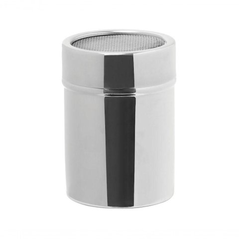 Polvilhador Inox Tela Fina C- Tampa 10 Cm Mimo Style An2210