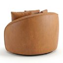 Ver imagem 6 de Poltrona Decorativa Maya Base Giratoria Courino Tcs 727 Moll