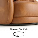 Ver mais imagens de Poltrona Decorativa Maya Base Giratoria Courino Tcs 727 Moll
