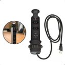 Ver imagem 2 de Torre de Tomada 2 Tomadas + 2 Usb Sistema Click Preto