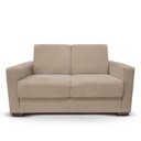Ver imagem 1 de Sofá Estofado 2 Lugares Sala Estar Recepção Giovana Suede Bege