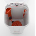 Ver imagem 6 de Lavadora de Roupa Semiautomática Tanquinho Inverter 15kg sem Dreno Práxis