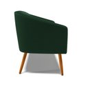 Ver imagem 7 de Sofá Namoradeira 2 Lugares Pé Palito Castanho Stella Bouclê Verde D03 - D'Rossi