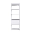 Ver imagem 6 de Estante Multiuso para Sala com 2 Gavetas e 4 Nichos 1,83 M Cor:branco