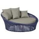 Ver imagem 1 de Chaise Hungria Pintura Fendi Corda Náutica E8 Trama Original Azul