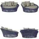 Ver imagem 5 de Chaise Hungria Pintura Fendi Corda Náutica E8 Trama Original Azul