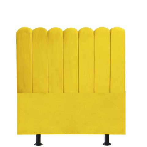 Cabeceira para Cama Box Solteiro 90 Cm Alanis:amarelo