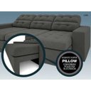 Ver imagem 7 de Sofá 3 Lugares Net Jobim Assento Retrátil e Reclinável 2,05m (L)