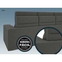 Ver mais imagens de Sofá 3 Lugares Net Jobim Assento Retrátil e Reclinável 2,05m (L)