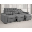 Ver imagem 2 de Sofá 3 Lugares Net Jobim Assento Retrátil e Reclinável 2,05m (L)