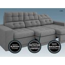 Ver imagem 5 de Sofá 3 Lugares Net Jobim Assento Retrátil e Reclinável 2,05m (L)