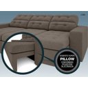 Ver imagem 7 de Sofá 3 Lugares Net Jobim Assento Retrátil e Reclinável 2,05m (L)