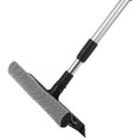 Ver imagem 1 de Rodo Limpa Vidros Mop Extensivel Janela Sacada Duplo Lava Seca Rodinho Telescopico Profissional