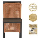 Ver imagem 3 de Mesa Bistrô e 2 Banquetas Roma Preta Corda Náutica Estofado 9 Trama Original