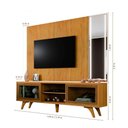 Ver imagem 2 de Rack Vitrum com Painel Vitrum com Espelho Led 218 Mavaular Naturale