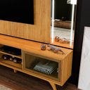 Ver imagem 6 de Rack Vitrum com Painel Vitrum com Espelho Led 218 Mavaular Naturale