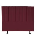 Ver imagem 2 de Cabeceira Estofada Carla 140cm Casal Para Cama Box Quarto Suede Bordô - Gat Magazine