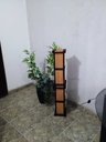 Ver imagem 2 de Abajur de Chão Piso Luminária Rústico Japonês Oriental de 1 Metro de Altura Sala Quarto Madeira