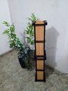 Ver imagem 5 de Abajur de Chão Piso Luminária Rústico Japonês Oriental de 1 Metro de Altura Sala Quarto Madeira