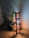 Ver imagem 4 de Abajur de Chão Piso Luminária Rústico Japonês Oriental de 1 Metro de Altura Sala Quarto Madeira