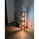 Ver imagem 7 de Abajur de Chão Piso Luminária Rústico Japonês Oriental de 1 Metro de Altura Sala Quarto Madeira