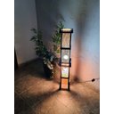 Ver imagem 3 de Abajur de Chão Piso Luminária Rústico Japonês Oriental de 1 Metro de Altura Sala Quarto Madeira