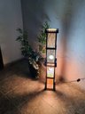 Ver imagem 3 de Abajur de Chão Piso Luminária Rústico Japonês Oriental de 1 Metro de Altura Sala Quarto Madeira