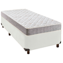 Ver imagem 1 de Colchão Solteiro Simples D23 + Box Branco - D23 Inducol