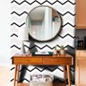 Papel de Parede Chevron Preto - 1