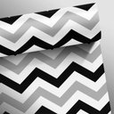 Ver imagem 2 de Papel de Parede Chevron Preto Cinza Claro