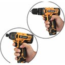 Ver imagem 7 de Parafusadeira Furadeira 12v Furadeira C/ Impacto Kit Maleta