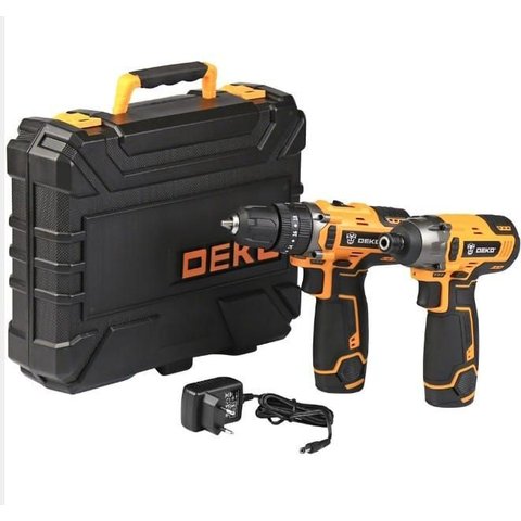 Parafusadeira Furadeira 12v Furadeira C/ Impacto Kit Maleta