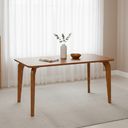 Ver imagem 1 de Mesa para Sala de Jantar 160cm sem Vidro Papaia Marrom/Cinamomo